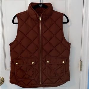 JCrew quilted vest